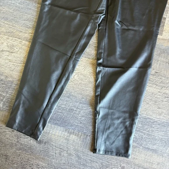 Torrid Midnight Black Faux Leather Leggings - Picture 2 of 4